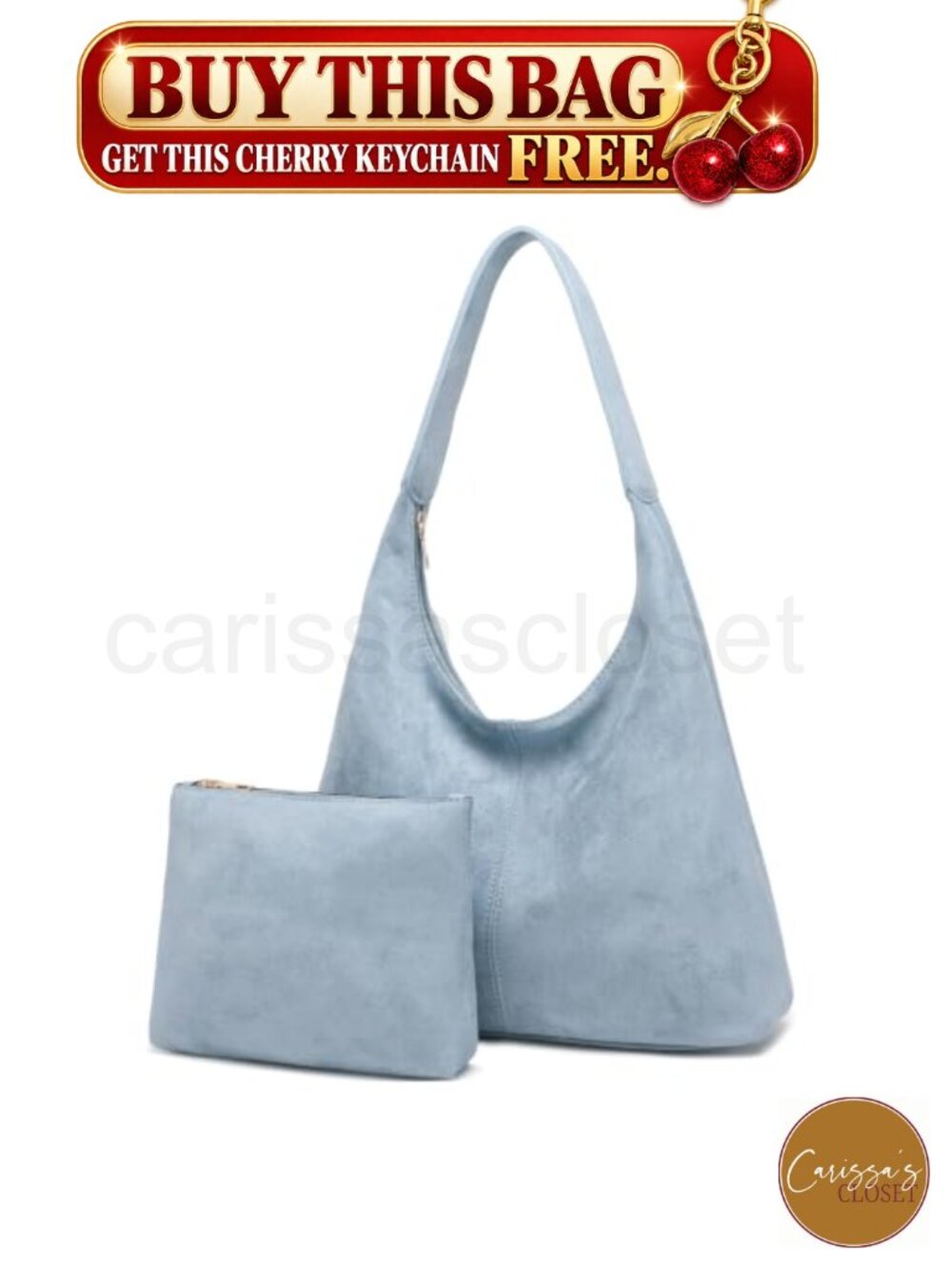 ✨ Slouchy Faux Suede Hobo Bag Women Casual Shoulder Bag Soft Crescent Tote